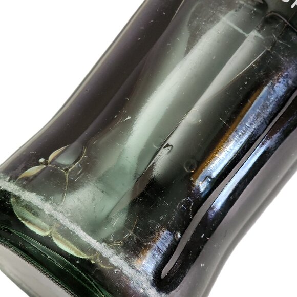 RARE 1977 Original SEALED Coca-Cola 1Ltr Green Glass Hobble Skirt Bottle Vintage - Picture 10 of 12